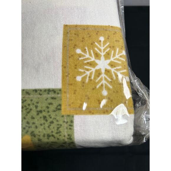 Sonoma Flannel Sheets 4 Piece Snowman Full Sheet Set - Picture 3 of 9